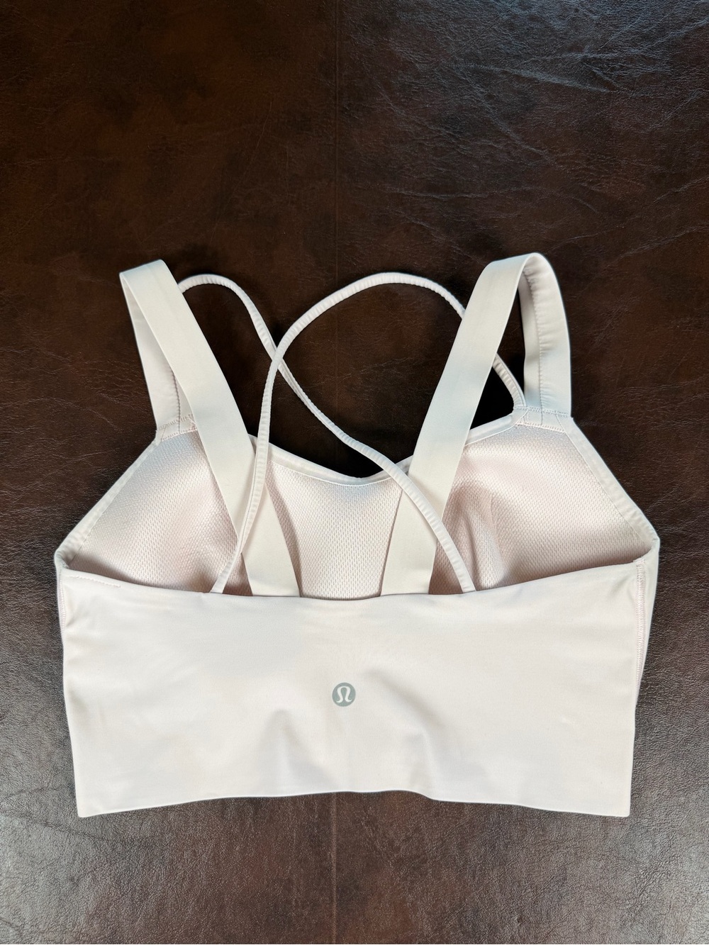Lululemon Like a Cloud Longline Bra Light Support, D/DD Cup Pink Haze Size 6 - Picture 5 of 6